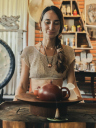 Чайный столик из тикового дерева